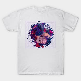 Abstract print of explosive colors T-Shirt